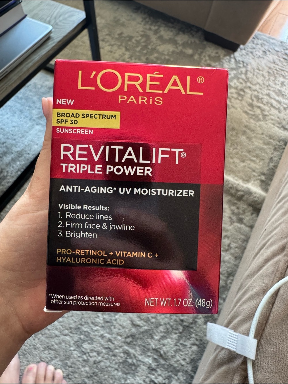 L'Oreal Revitalift Triple Power Moisturizer - Red, Black, Gold